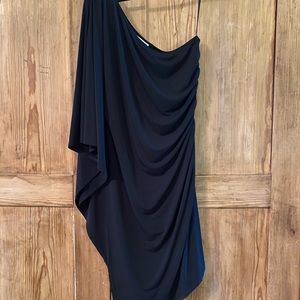 Sexy one shoulder ruched Michael Kors dress